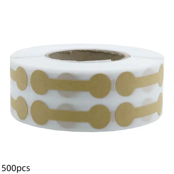 Étiquettes de prix en papier auto-adhésives, 500 pièces/lot, étiquettes de bijoux, bagues, colliers,