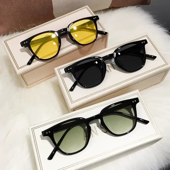 Nouvelles lunettes de soleil carrées vintage pour femmes et hommes, lunettes de soleil rondes de lux