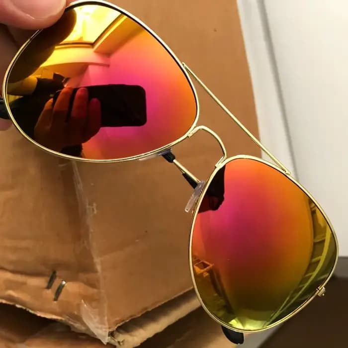 Nouvelles lunettes de soleil aviateur tendance pour hommes et femmes, lunettes de soleil métalliques