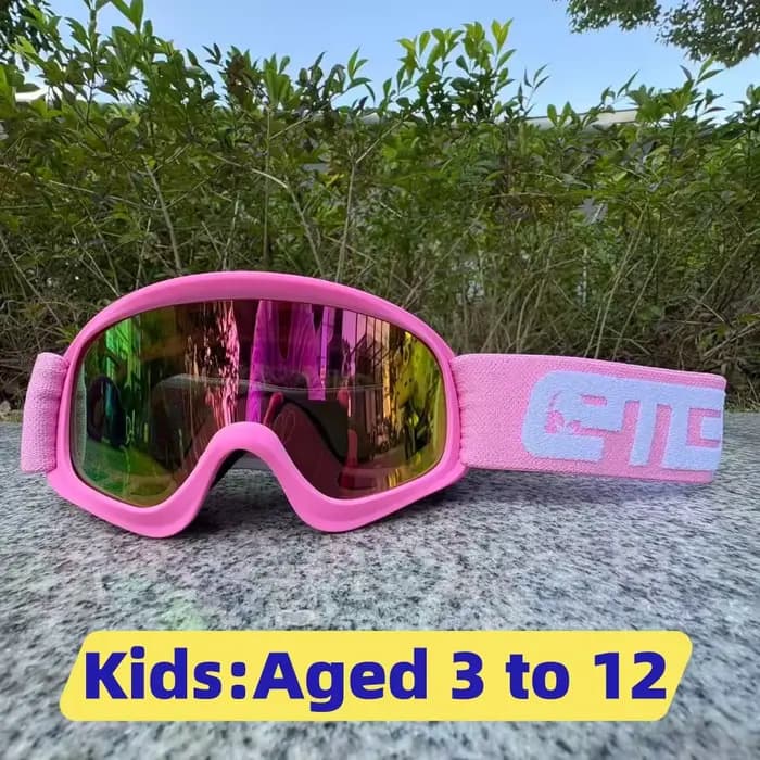 Lunettes de ski pour enfants ETB, adaptées au ski, au patinage, à la protection contre le vent et au