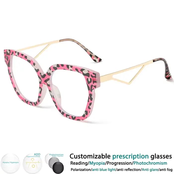 Lunettes de lecture carrées bloquées par documents pour femmes, lunettes presbytes optiques en résin