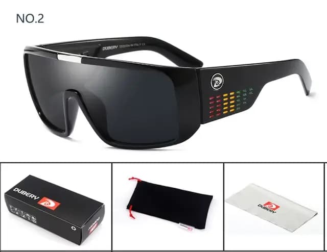DUBERY lunettes de soleil hommes rétro mâle lunettes colorées lunettes de soleil pour hommes marque 