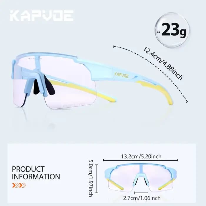 KAPOVE lunettes de soleil photochromiques enfants lunettes de Sport en plein air vtt garçons filles 