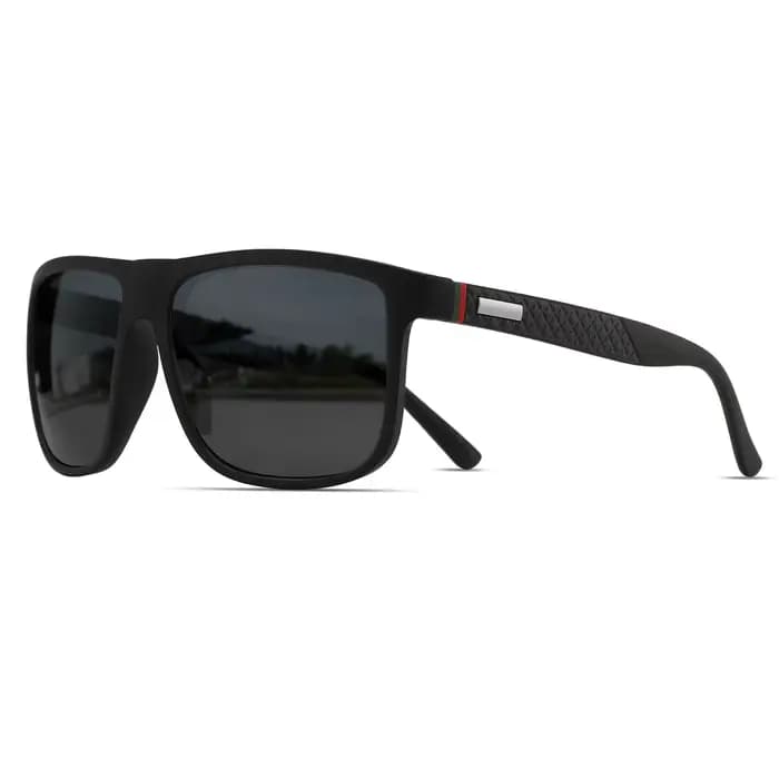 Lunettes de soleil colorées surdimensionnées, branches à rayures rouges/vertes, UV400 unisexe pour l