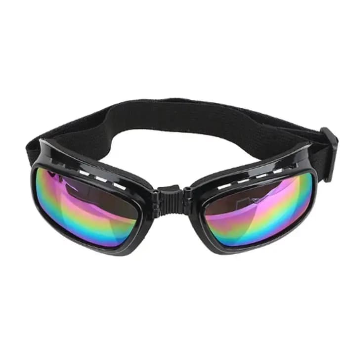 Lunettes de sport coupe-vent, lunettes de cyclisme vintage pliables, lunettes de snowboard réglables