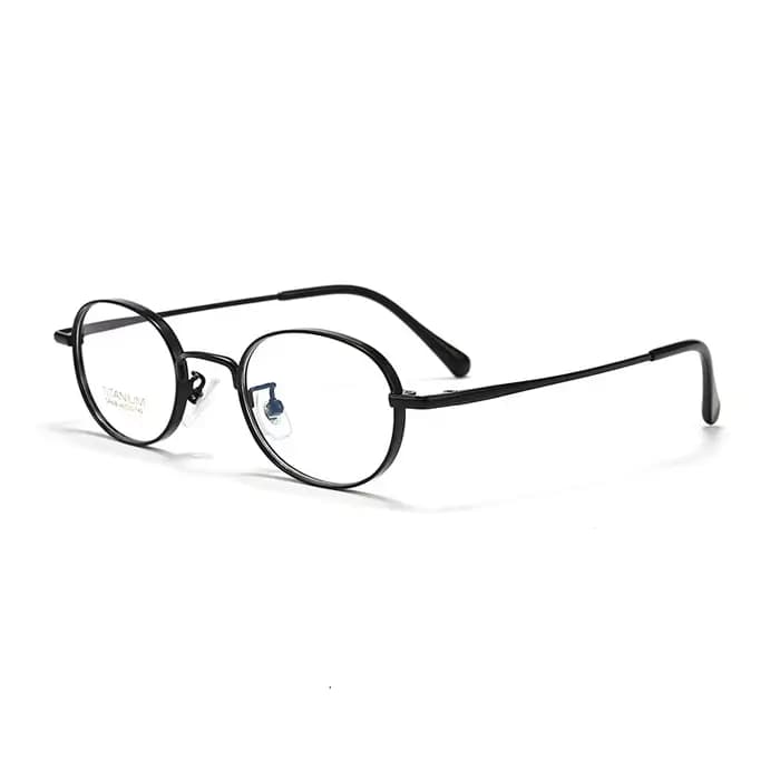 Monture de lunettes en titane ultra légère pour hommes et femmes, petite monture nar, rétro, contrev