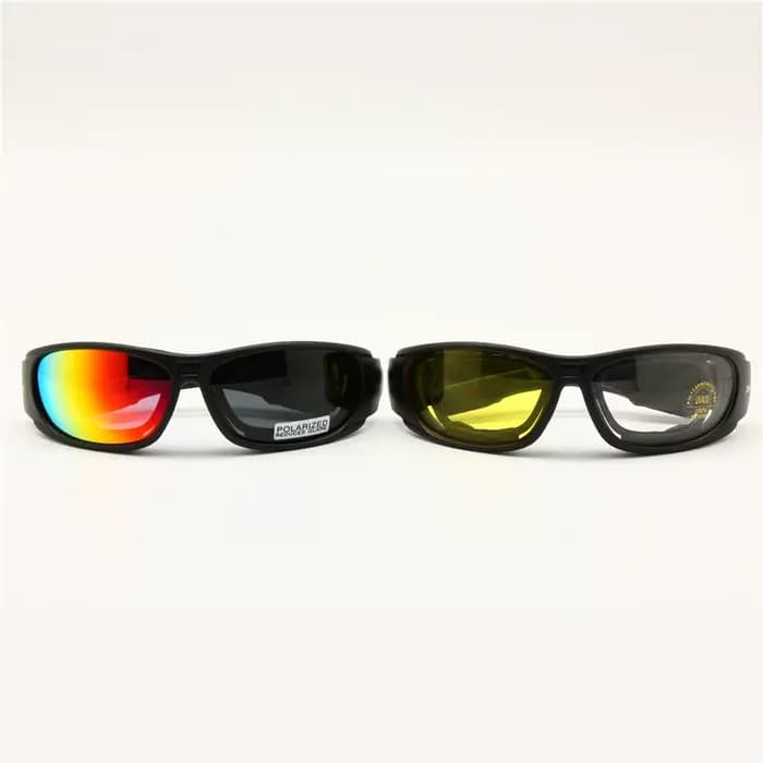 Daisy One C6 polarisé balistique armée lunettes de soleil militaire lunettes Rx insérer 4 lentilles 