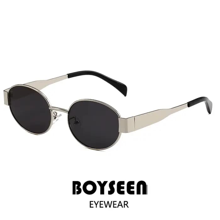 Lunettes de soleil à monture ovale pour femmes