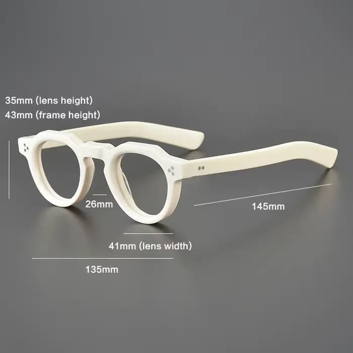 Vintage acétate lunettes cadre hommes rétro Prescription myopie