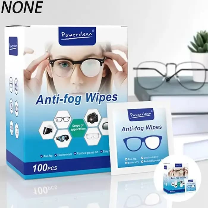 100 lingettes nettoyantes jetables pour lunettes