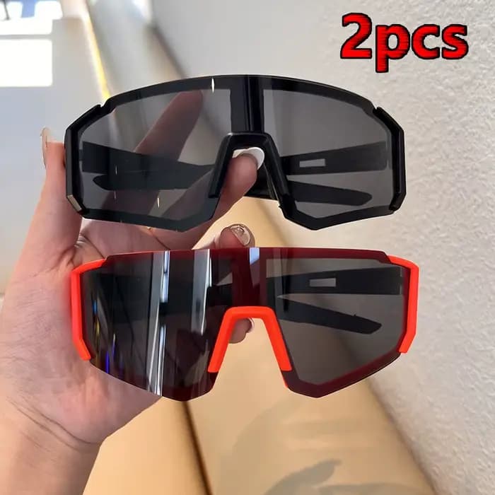 Randonnée 2 pièces cyclisme Anti lumière lunettes hommes femmes UV400 Anti-sable yeux protecteur nuances Sports de