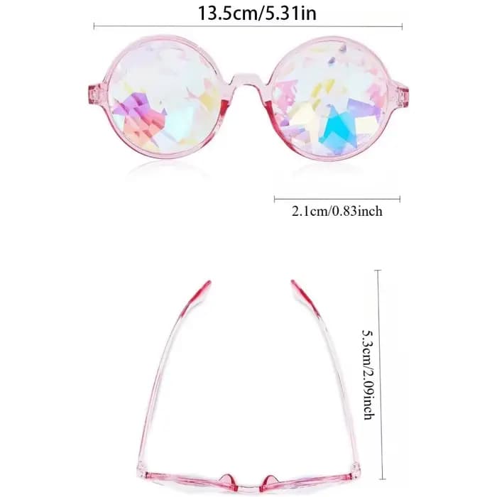 Lunettes de kaleidoscope pour festivals