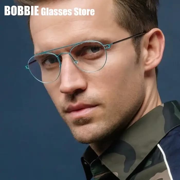 Danemark marque lunettes cadre hommes titane sans vis