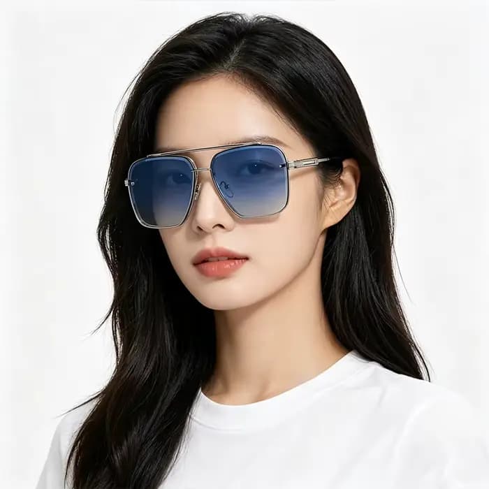 Lunettes de soleil carrées Vintage pour hommes et femmes