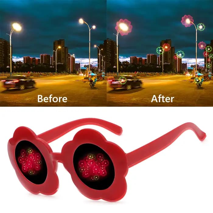 Lunettes de Soleil Unisexes en Forme de Cœur