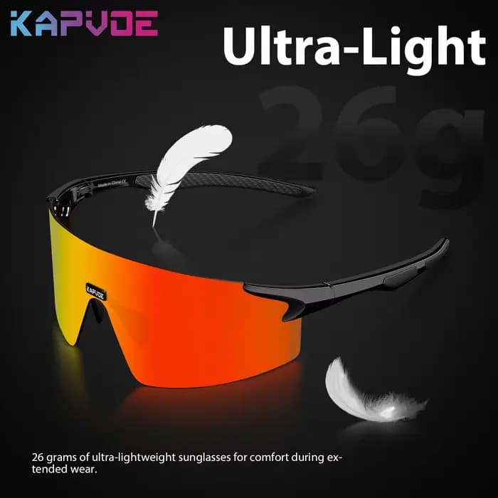 Kapvoe-Lunettes de soleil de cyclisme pour hommes