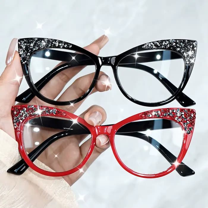 Lunettes œil de chat rétro chics pour femmes et hommes