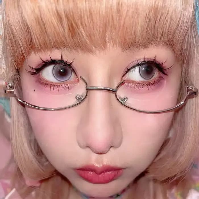 Lunettes de cosplay bidimensionnelles Anime