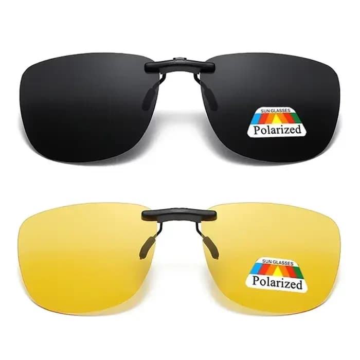 Nouvelles Lunettes de Soleil Carrées à Clipser pour Femmes