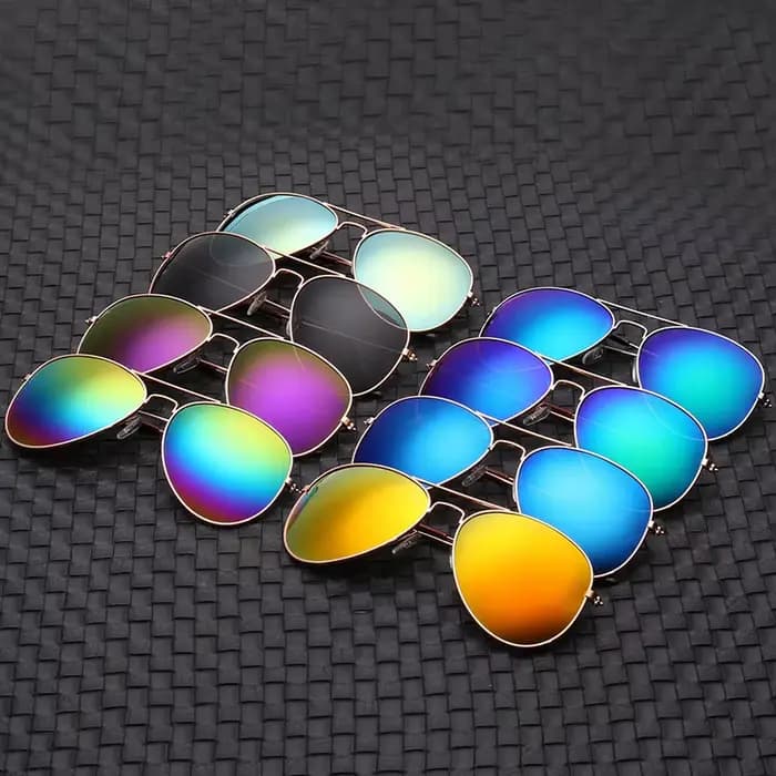 Nouvelles Lunettes de Soleil Aviateur Double Pont pour Femme