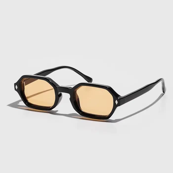 Lunettes de soleil à petite monture carrée