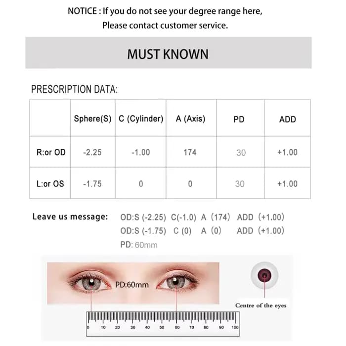 Lentilles progressives multifocales 1.56 1.61 (ADD + 0.75 ~ + 3.00)
