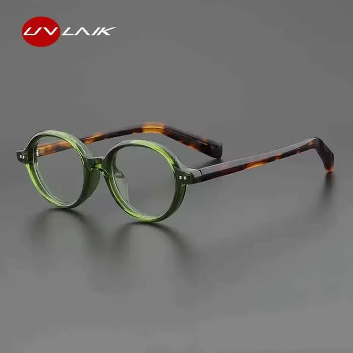 UVLAIK mode petites lunettes ovales cadre hommes femmes Vintage Anti lumière bleue