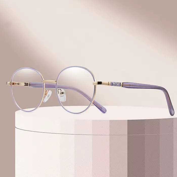 Nouvelles lunettes de vue rondes pour filles