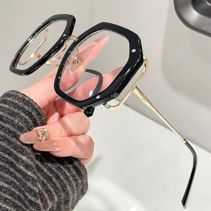 Lunettes unies à la mode pour femmes