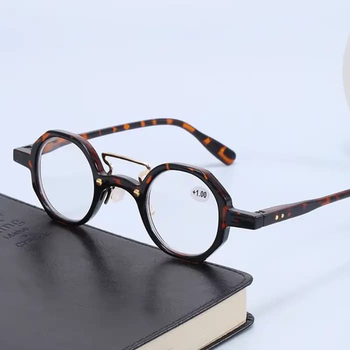 Lunettes de lecture à monture ronde rétro pour hommes et femmes