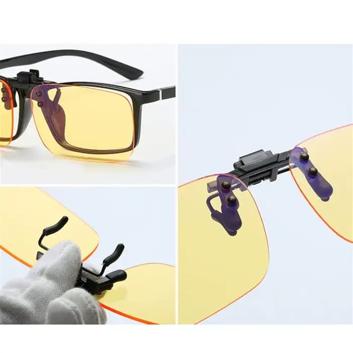 Lunettes bloquant la lumière bleue à clipser