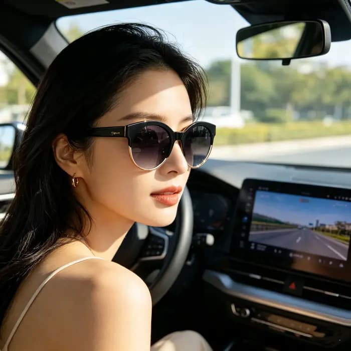 Lunettes de soleil tendance pour femme