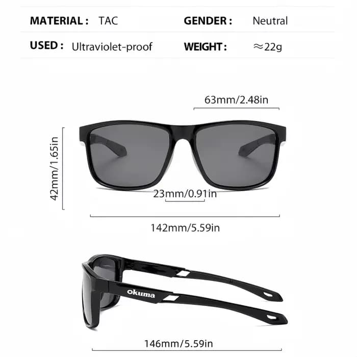 Lunettes polarisées Okum Fashion UV400