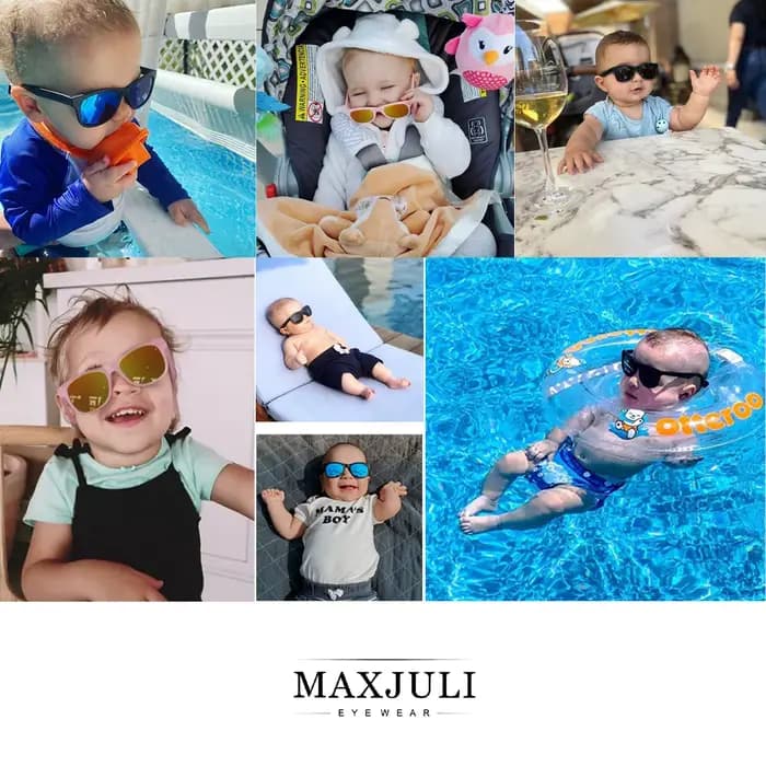 Jcorde I-Lunettes de soleil pour bébés de 0 à 24 mois