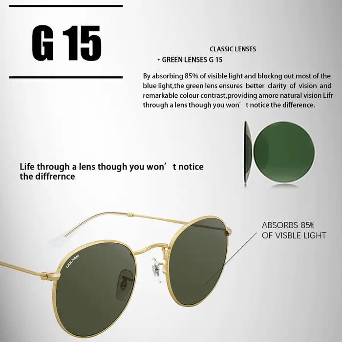 JULI luxe classique lunettes De soleil rondes pour hommes femmes UV400 Protection verre Len Gafas De Sol 8802