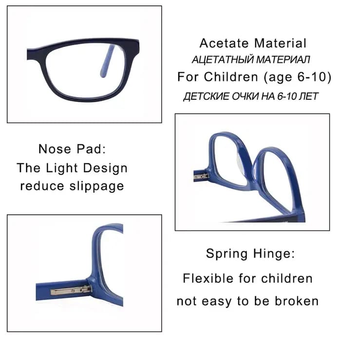 Kirka lunettes cadre enfants lentilles optiques