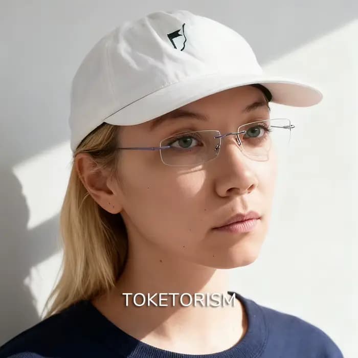 Toketorism Lunettes sans monture pour femme pour myopie hypermétropie