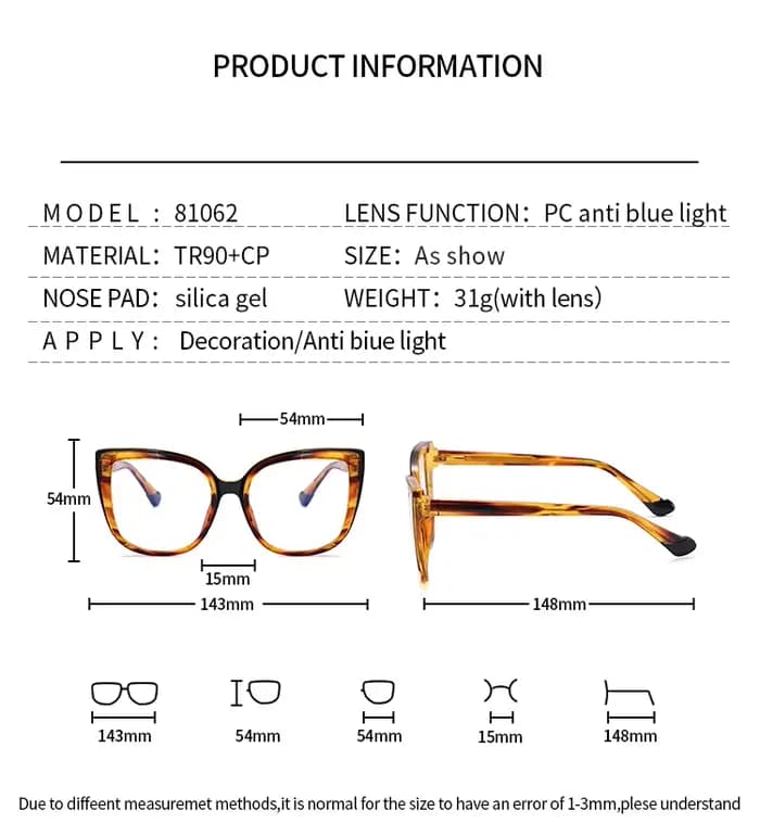 Lunettes de lecture pour femmes BEMORE de haute qualité