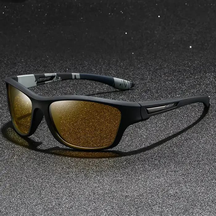 Lunettes de soleil sport de luxe avec chaîne pour hommes et femmes