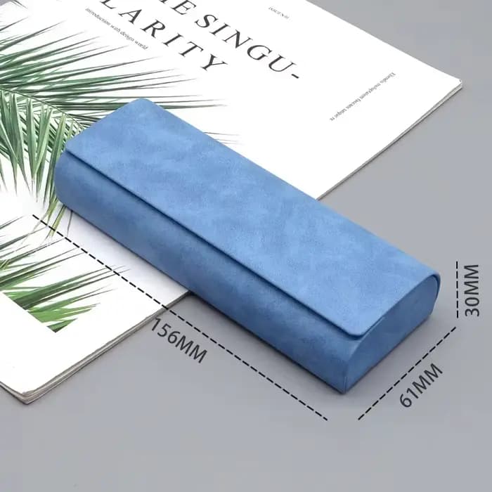Étui à lunettes en cuir Simple