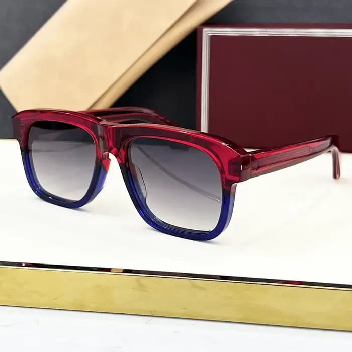Lunettes de soleil YVES faites à la main de haute qualité 2025 – Nouveau cadre carré rétro UV400 – Luxe discret – Mode unisexe