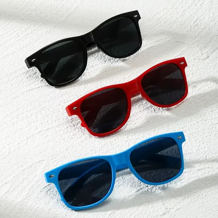 Lunettes de soleil colorées unisexes