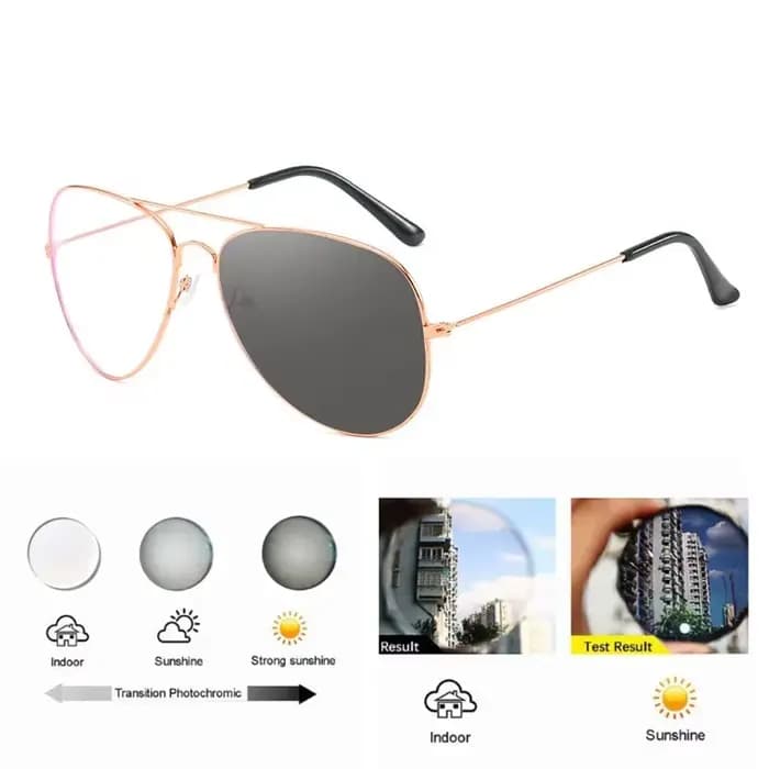 Lunettes de soleil photochromiques pour hommes et femmes