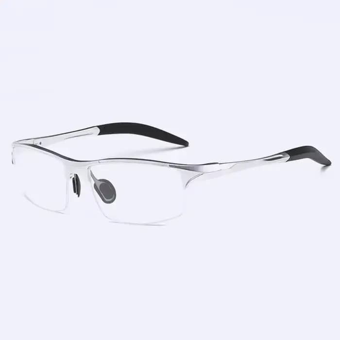 Monture de lunettes optiques demi-jante pour hommes
