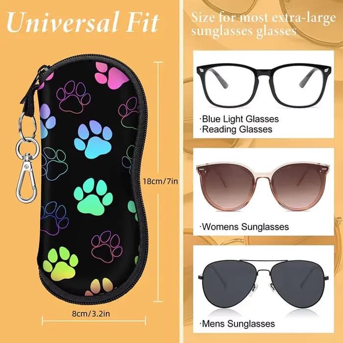 Étui à lunettes à coque souple de dessin animé