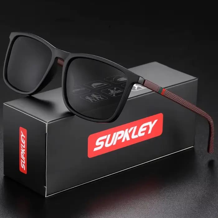 SUPKLEY Sport Lunettes De Soleil pour Hommes Polarisées Confortable Porter Carré