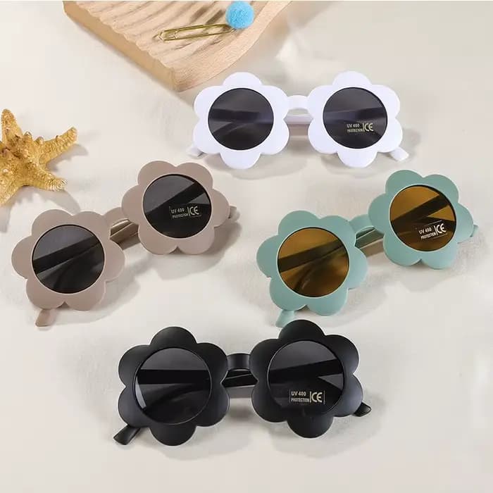 Nouveau soleil fleur enfants lunettes