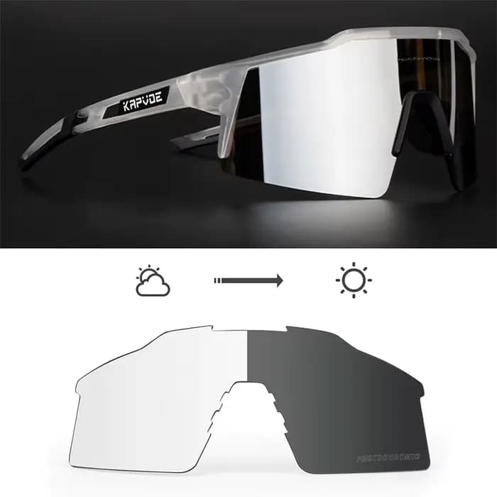 Lunettes de cyclisme photochromiques pour hommes et femmes
