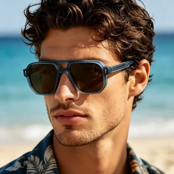 CLOUT GOGGLES Lunettes de soleil classiques de pilote pour hommes et femmes