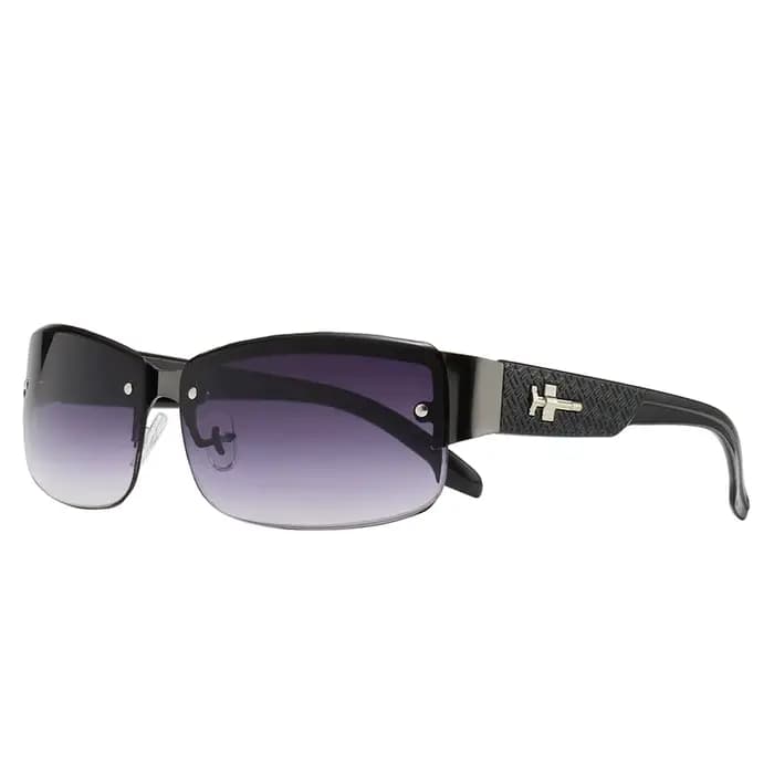 Lunettes de soleil vintage dégradées pour hommes et femmes